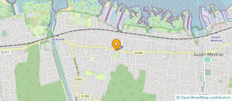 localisation de l'entreprise MADAME MARGUERITE DUCROS  GUJAN-MESTRAS