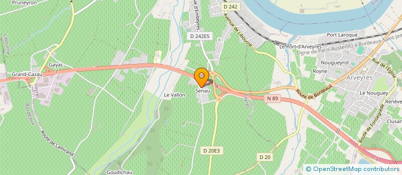 localisation de l'entreprise MADAME MARGUERITE DUPORGE  VAYRES