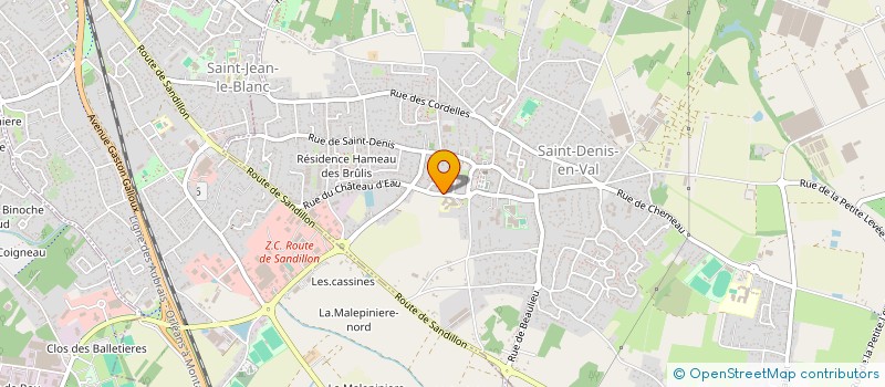 localisation de l'entreprise MADAME MARGUERITE FIORETTO  SAINT-DENIS-EN-VAL