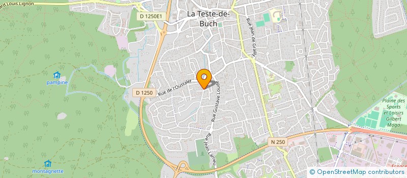 localisation de l'entreprise MADAME MARGUERITE FLAMENT à LA TESTE-DE-BUCH