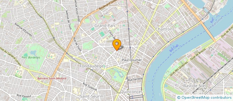 localisation de l'entreprise MADAME MARGUERITE FLETCHER  BORDEAUX