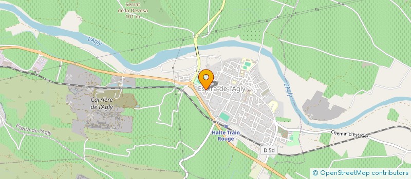 localisation de l'entreprise MADAME MARGUERITE GALINDO  ESPIRA DE L'AGLY