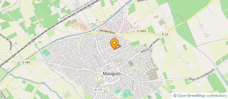 localisation de l'entreprise MADAME MARGUERITE GAURAUD  MAUGUIO