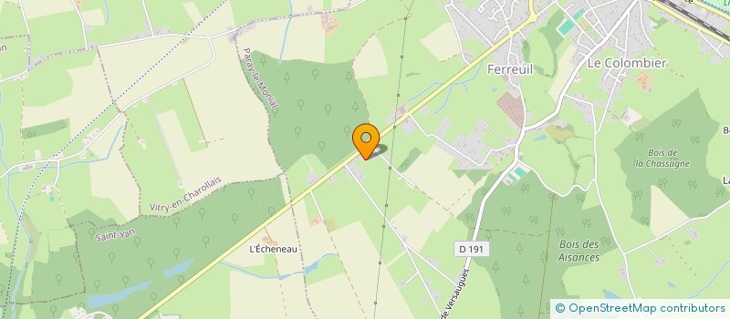 localisation de l'entreprise MADAME MARGUERITE GAY  PARAY LE MONIAL