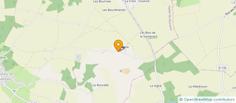 localisation de l'entreprise MADAME MARGUERITE GENEST à VILLEDIEU-LE-CHATEAU