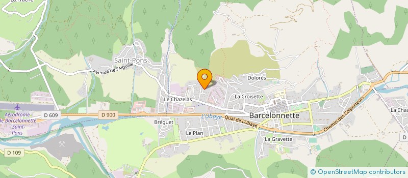 localisation de l'entreprise MADAME MARGUERITE GHEZZI à BARCELONNETTE