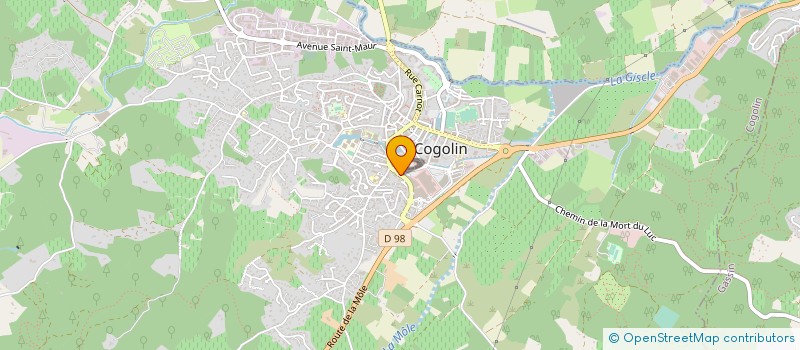 localisation de l'entreprise MADAME MARGUERITE GINDRE  COGOLIN