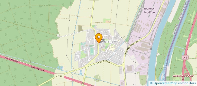 localisation de l'entreprise MADAME MARGUERITE GOETZ  OTTMARSHEIM