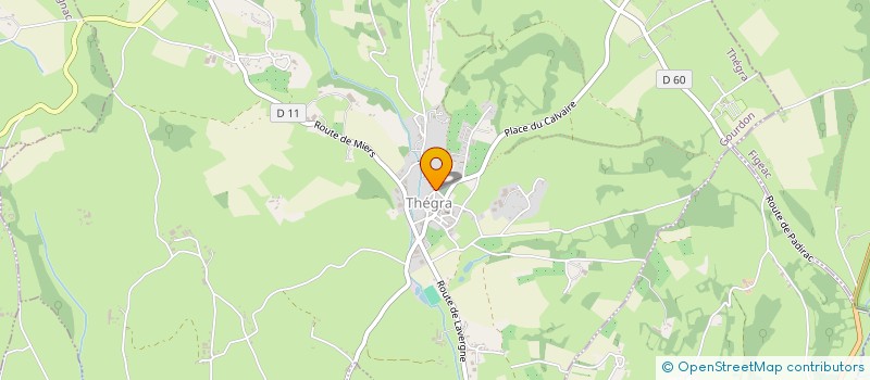 localisation de l'entreprise MADAME MARGUERITE GREBERT  THEGRA