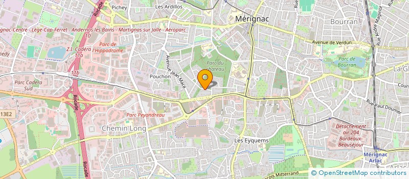 localisation de l'entreprise MADAME MARGUERITE GRUHIER à MERIGNAC