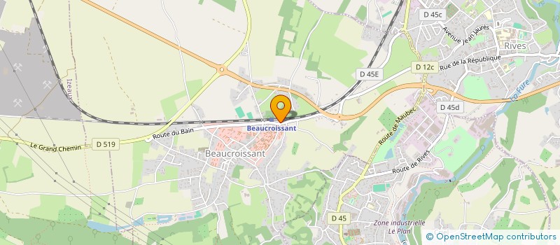 localisation de l'entreprise MADAME MARGUERITE GUELI  BEAUCROISSANT