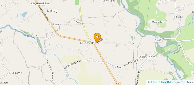 localisation de l'entreprise MADAME MARGUERITE GUERIN  LA BLOUTIERE