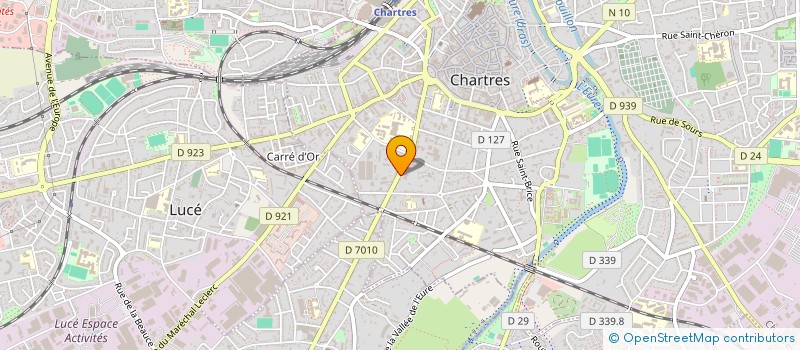 localisation de l'entreprise MADAME MARGUERITE GUERRIER à CHARTRES