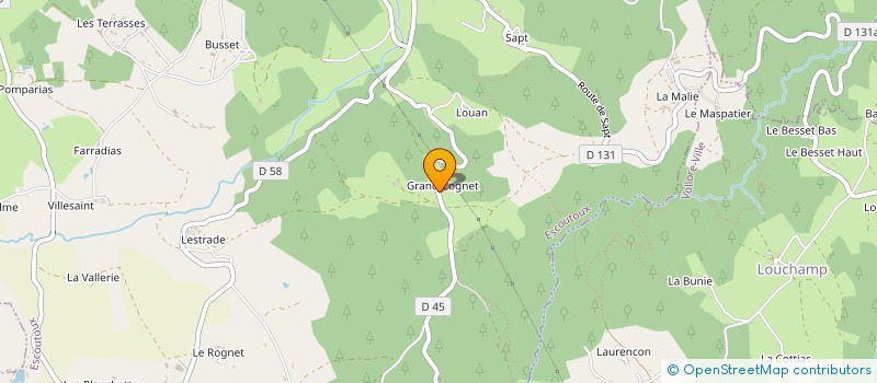 localisation de l'entreprise MADAME MARGUERITE IMBERT  THIERS