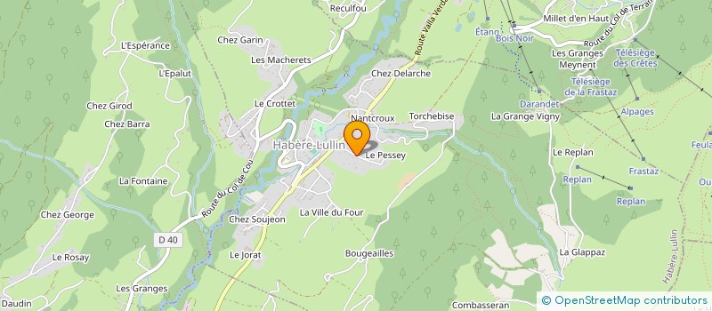 localisation de l'entreprise MADAME MARGUERITE JALENQUES  HABERE-LULLIN