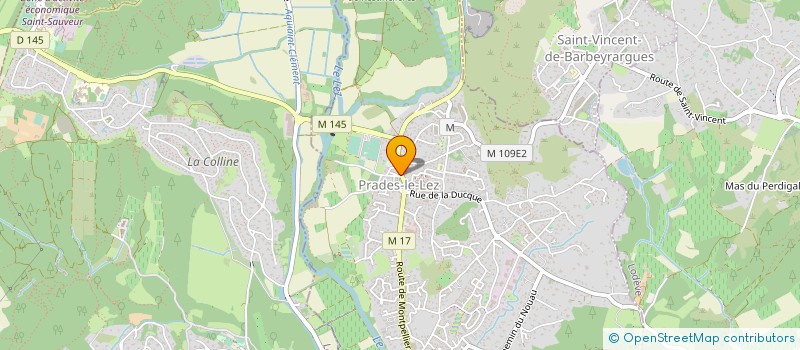 localisation de l'entreprise MADAME MARGUERITE JEANJEAN  PRADES-LE-LEZ