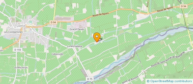 localisation de l'entreprise MADAME MARGUERITE KARASSEF  TULETTE