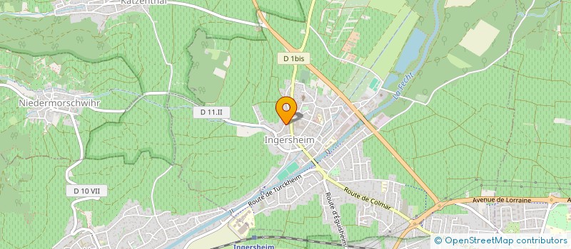 localisation de l'entreprise MADAME MARGUERITE KERILLO  INGERSHEIM