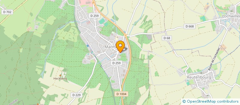 localisation de l'entreprise MADAME MARGUERITE KRAEMER  MARMOUTIER