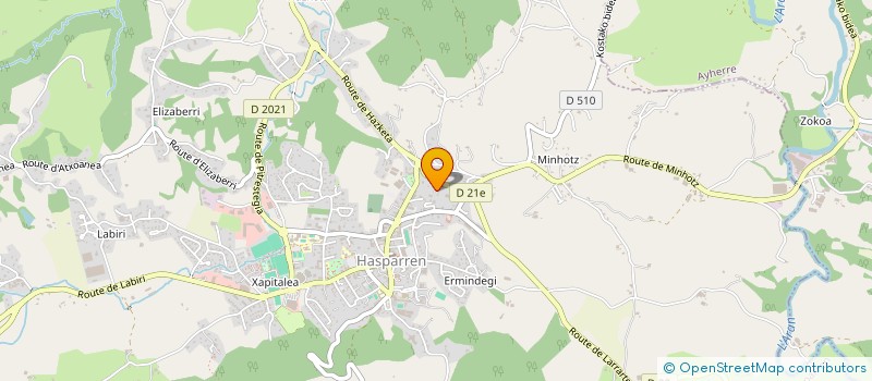 localisation de l'entreprise MADAME MARGUERITE LABISTE  HASPARREN