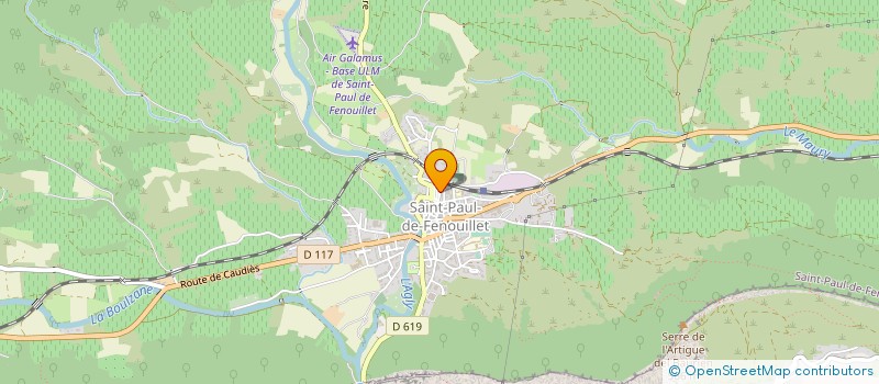 localisation de l'entreprise MADAME MARGUERITE LABORIE  SAINT-PAUL-DE-FENOUILLET