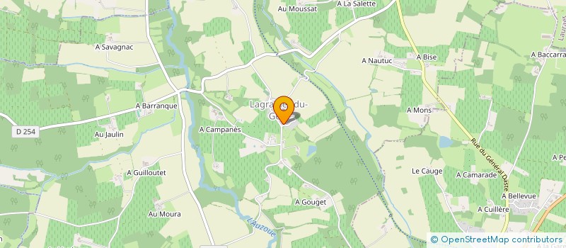 localisation de l'entreprise MADAME MARGUERITE LAGARDERE à LAGRAULET-DU-GERS