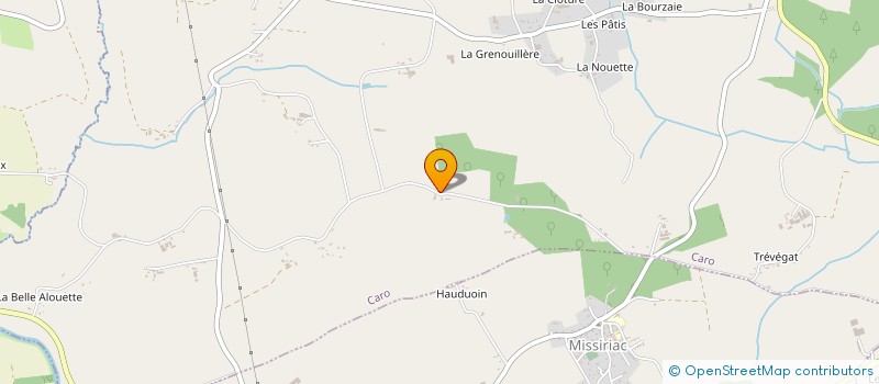 localisation de l'entreprise MADAME MARGUERITE LANTIVY  CARO