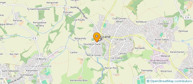 localisation de l'entreprise MADAME MARGUERITE LAREUR à PLOUZANE