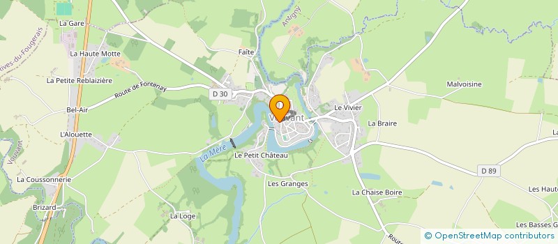 localisation de l'entreprise MADAME MARGUERITE LASSALE à VOUVANT