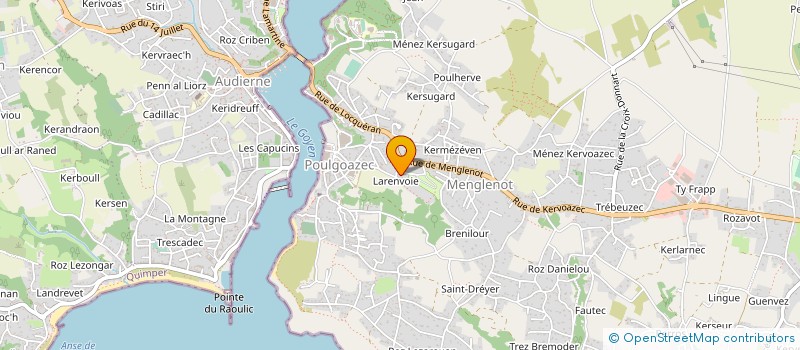 localisation de l'entreprise MADAME MARGUERITE LE GALL  PLOUHINEC