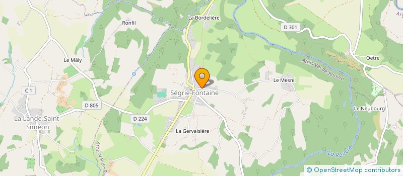 localisation de l'entreprise MADAME MARGUERITE LECORNU à SAINT-GEORGES-DES-GROSEILLERS