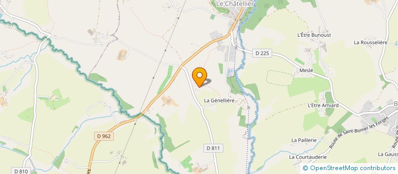 localisation de l'entreprise MADAME MARGUERITE LEPRINCE à LE CHATELLIER