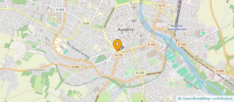 localisation de l'entreprise MADAME MARGUERITE LERY à AUXERRE
