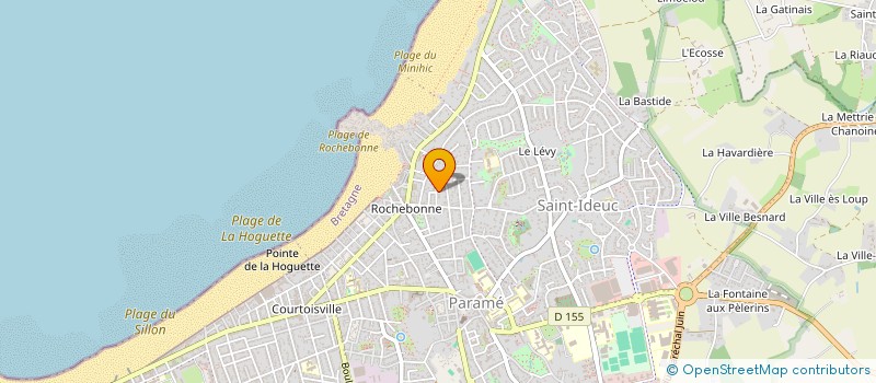 localisation de l'entreprise MADAME MARGUERITE LEVREL  SAINT-MALO