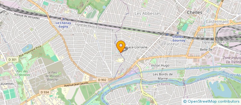 localisation de l'entreprise MADAME MARGUERITE LIVET  GAGNY