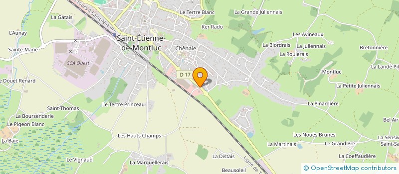 localisation de l'entreprise MADAME MARGUERITE MABIT  SAINT-ETIENNE-DE-MONTLUC