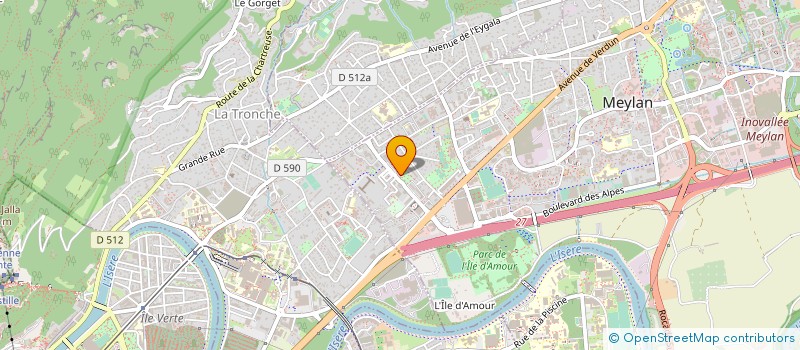 localisation de l'entreprise MADAME MARGUERITE MALLARET  MEYLAN