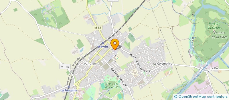 localisation de l'entreprise MADAME MARGUERITE-MARIE WACRENIER  WAVRIN