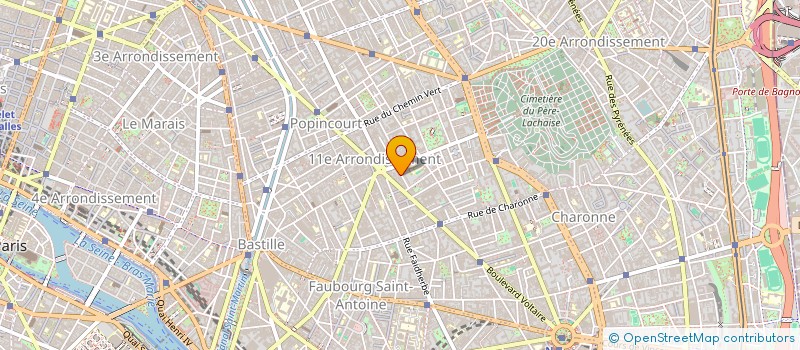 localisation de l'entreprise MADAME MARGUERITE MARIN  PARIS