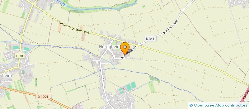 localisation de l'entreprise MADAME MARGUERITE MERKLING  QUATZENHEIM