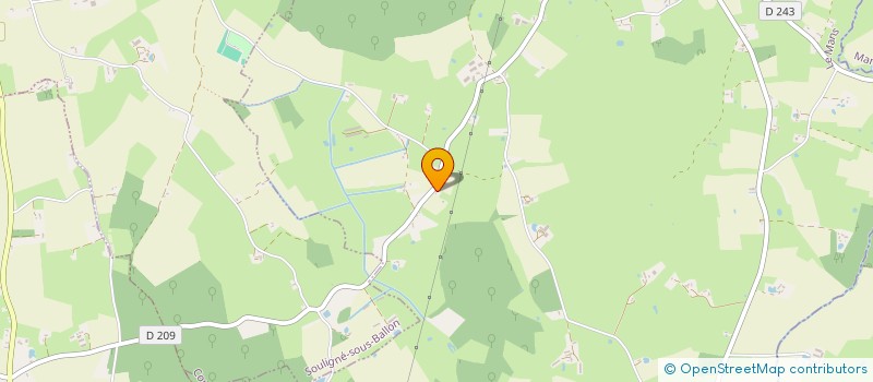 localisation de l'entreprise MADAME MARGUERITE MONTAROU  MEZIERES SUR PONTHOUIN