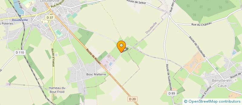 localisation de l'entreprise MADAME MARGUERITE MONTIER à DOUDEVILLE