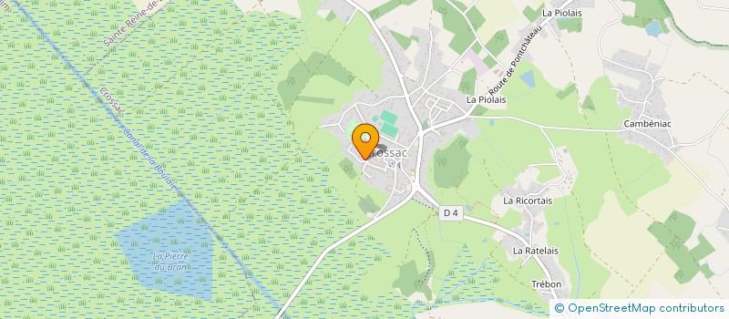 localisation de l'entreprise MADAME MARGUERITE MORANTIN  CROSSAC