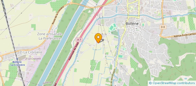 localisation de l'entreprise MADAME MARGUERITE MORVAN  BOLLENE