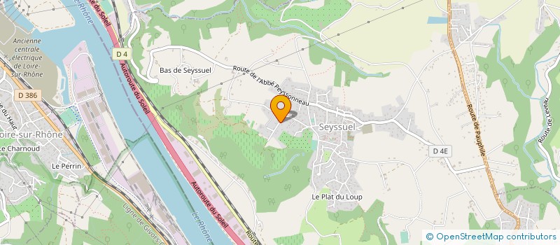 localisation de l'entreprise MADAME MARGUERITE MUHLHAUS  SEYSSUEL