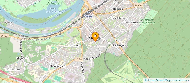 localisation de l'entreprise MADAME MARGUERITE NDONG  POISSY