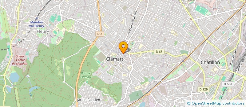 localisation de l'entreprise MADAME MARGUERITE NGO MBOGO à CLAMART