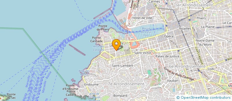 localisation de l'entreprise MADAME MARGUERITE OUDIN  MARSEILLE