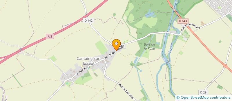 localisation de l'entreprise MADAME MARGUERITE PARENT  CANTAING-SUR-ESCAUT