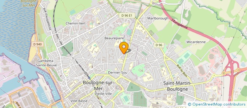 localisation de l'entreprise MADAME MARGUERITE PARIS  BOULOGNE-SUR-MER